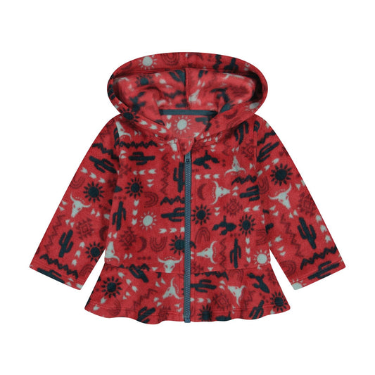 Veste Wrangler bourgogne pour bébé fille
