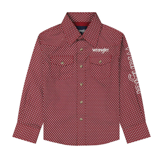 Chemise Wrangler avec logo pour garçon