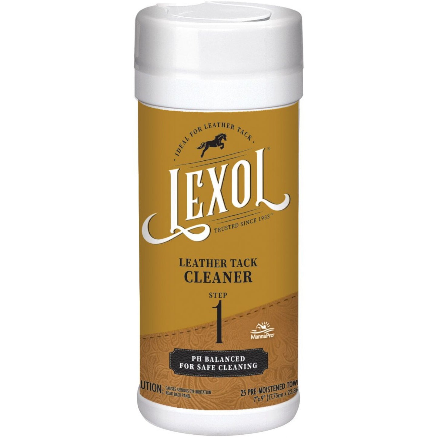 Lingette nettoyante pour cuir Lexol