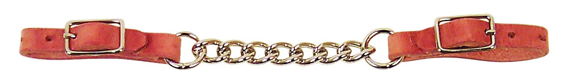 Curb Strap Chain Double Buckle  1/2"
