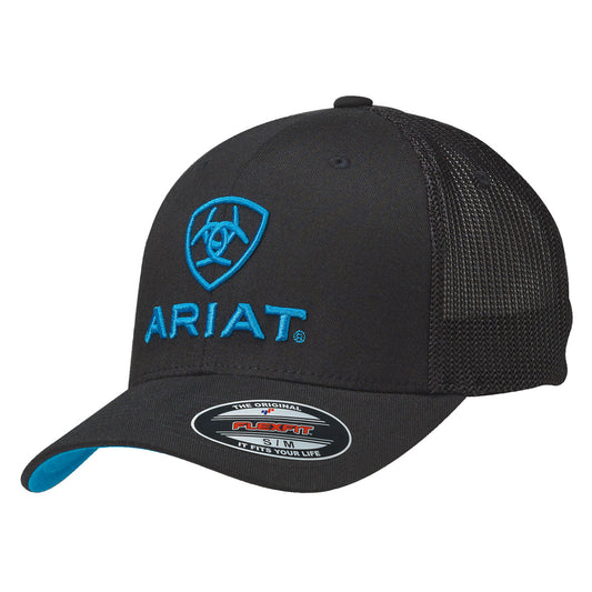 Casquette Ariat homme brodée bleue