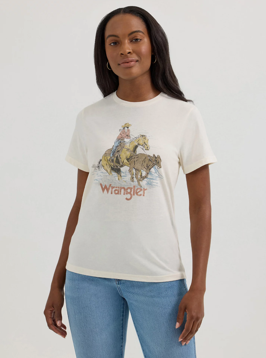 T-Shirt Wrangler Breakaway roping