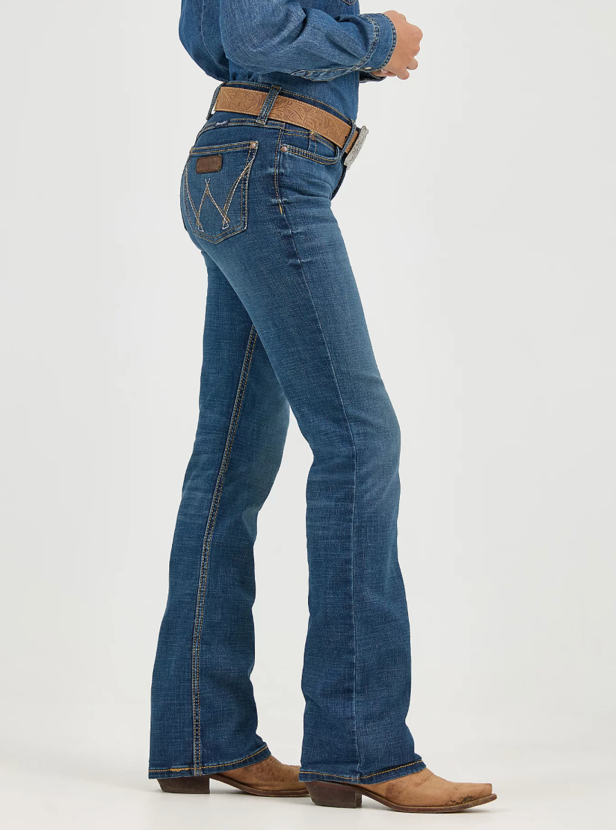 Jeans Wrangler Retro Mae Mid Rise Dark Blue