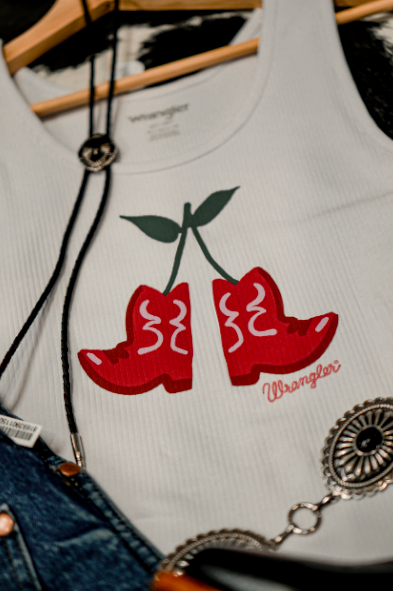 Camisole ajustée Wrangler Cherry Boots
