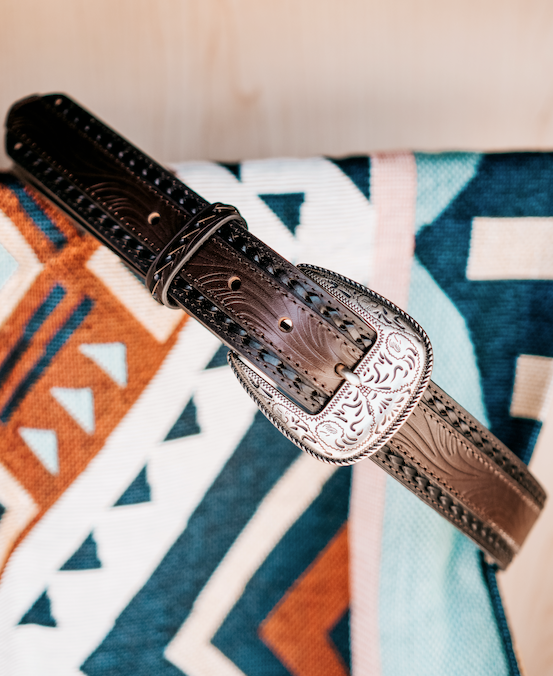 Ceinture And West Double Twisted Brune