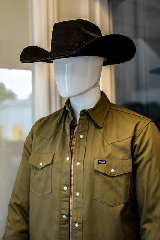 Chemise en flannel Wrangler Verte
