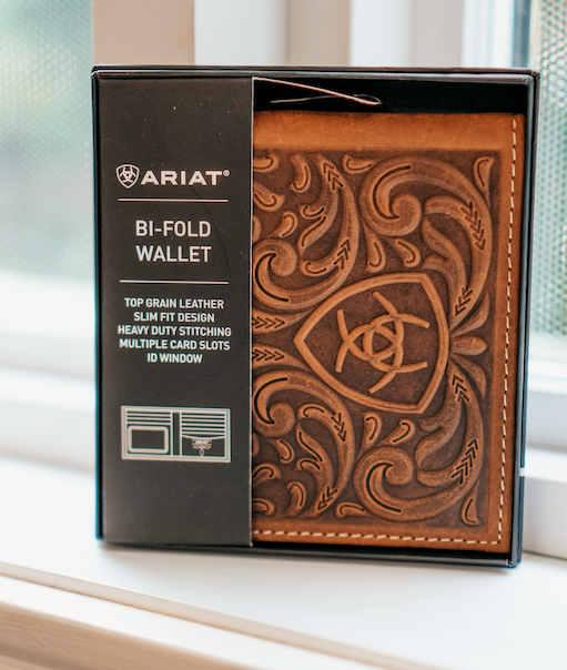 Portefeuille Ariat Bi-Fold Brun
