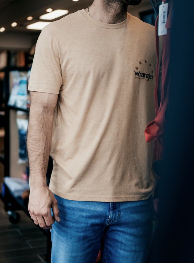 T-shirt Wrangler Curry Heather