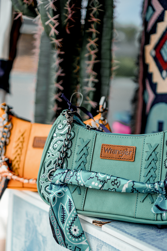 Sacoche Wrangler avec bandana tressé Paisley