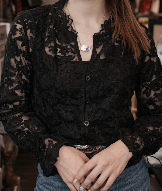 Blouse en dentelle Rollback