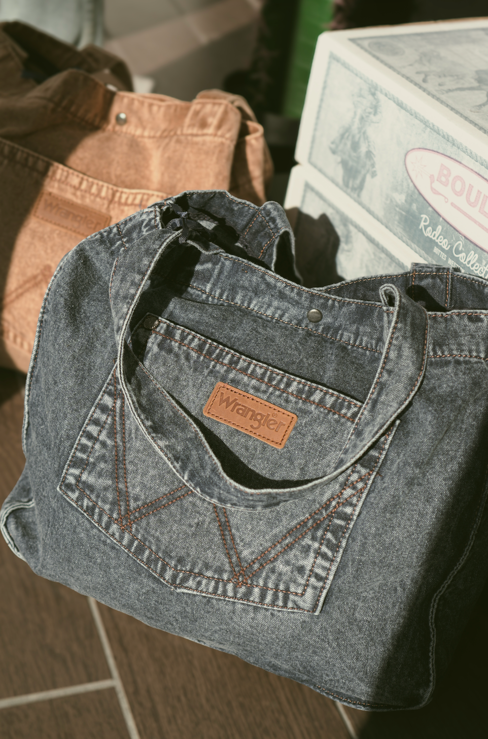 Sac à main Wrangler en denim