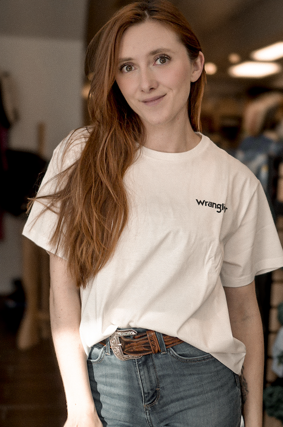 T-shirt Wrangler® X Lainey Wilson Wilson Click Your Boots