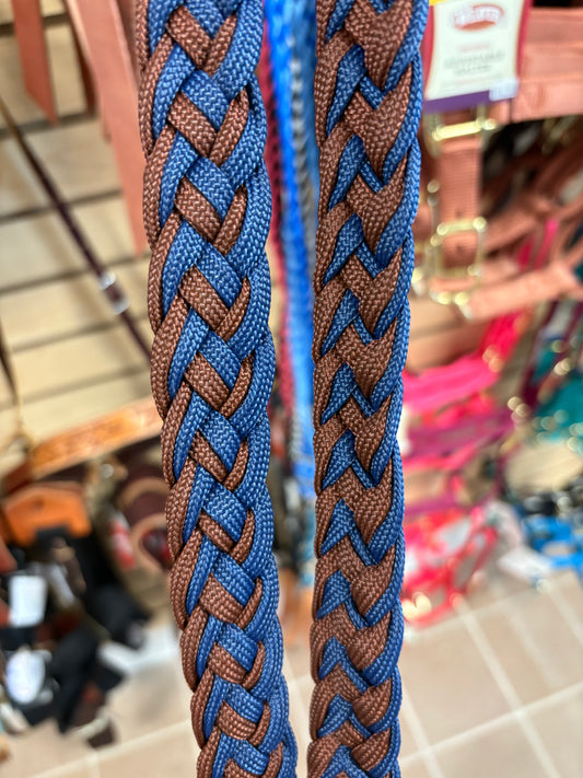Rêne de roping en polyester tressé WR