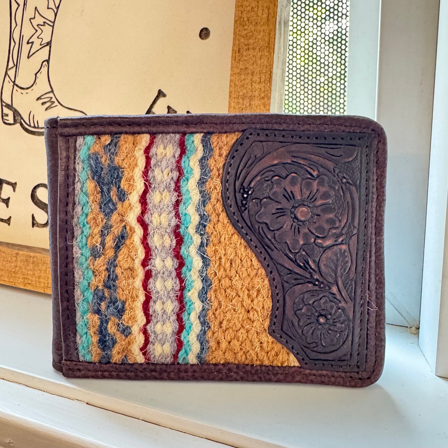 Portefeuille Ariat Tooled Floral Design