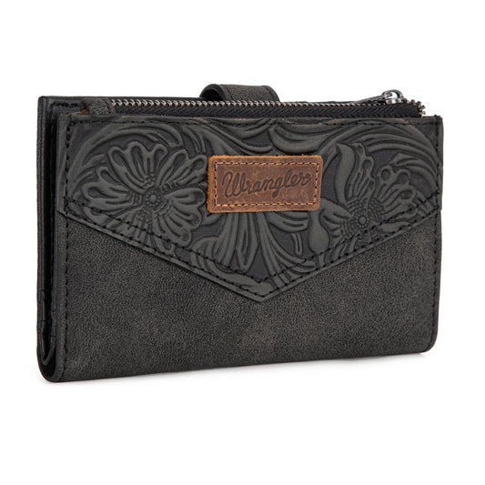 Portefeuille en cuir floral Wrangler