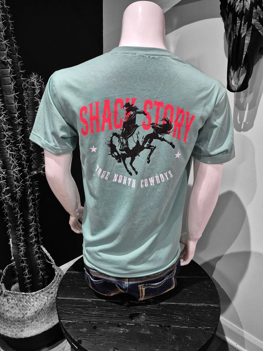 T-Shirt Saddle Bronc Shack Story